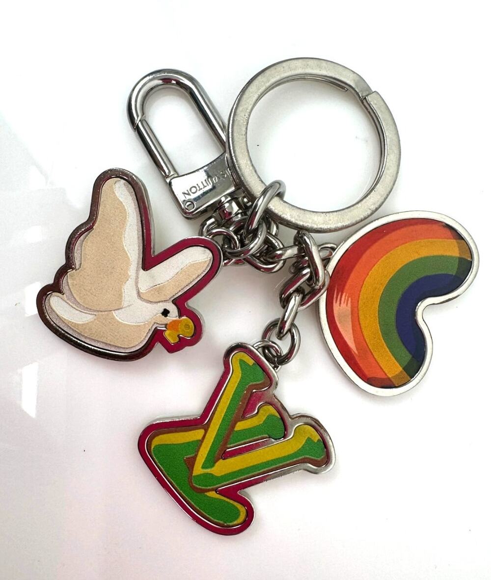 Louis Vuitton Good Vibes Rainbow Virgil Abloh Era Rare Bag Charm